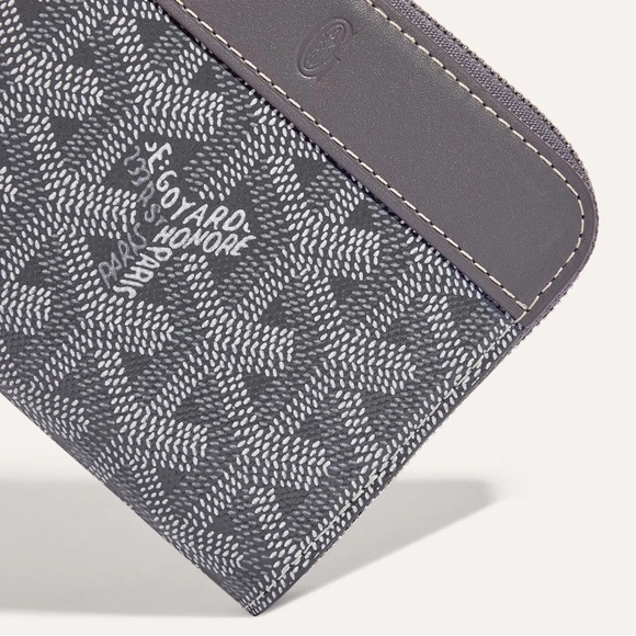 Goyard Matignon PM Gray Zip Wallet - Picture 9 of 12